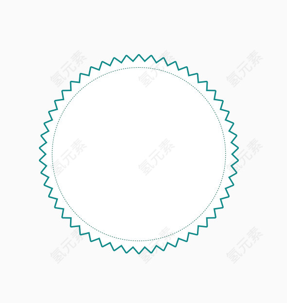 锯齿边框