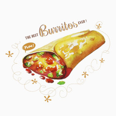 什锦素菜水果卷