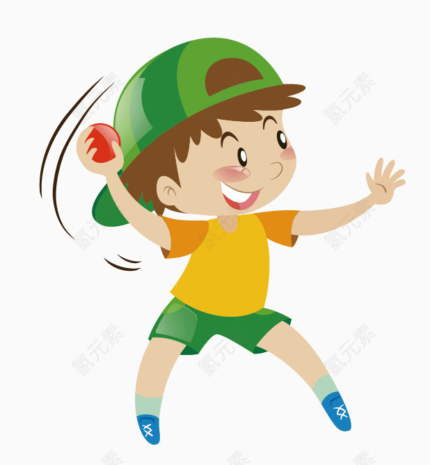 卡通幼儿园人物素材