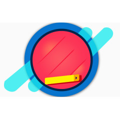 不规则背景元素