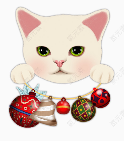 卡通可爱小猫