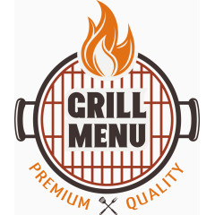 正面烤炉矢量图