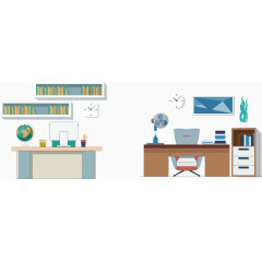 家居摆设用品矢量素材