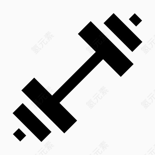 杠铃运动体育运动。Android L（棒棒糖）图标。