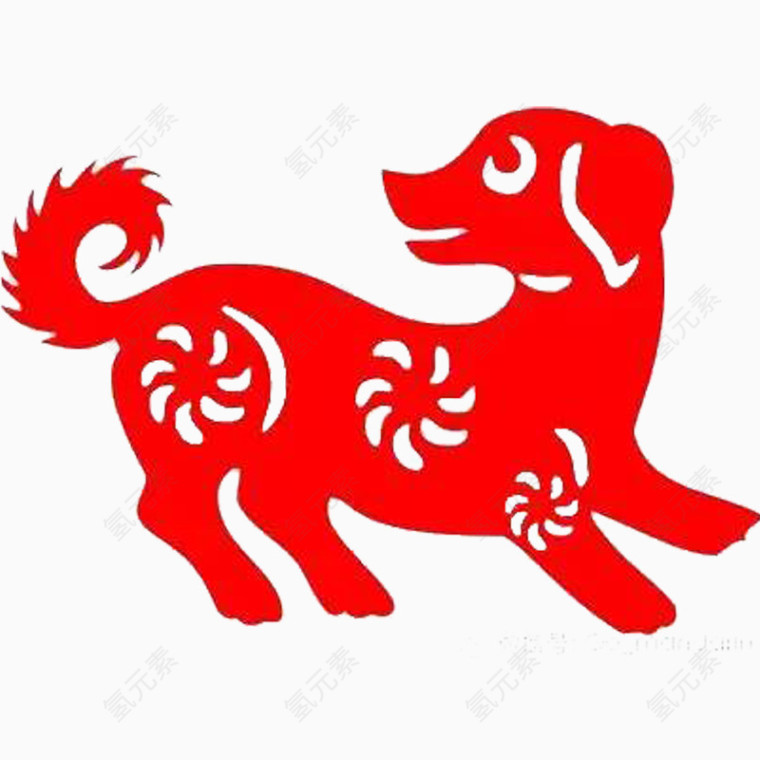 狗狗窗花