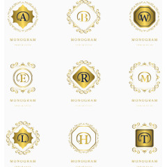 边框花纹矢量图标