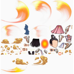 游戏标志剪影游戏图标剪影