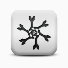 磨砂白广场图标符号形状微调SC符号形状图标