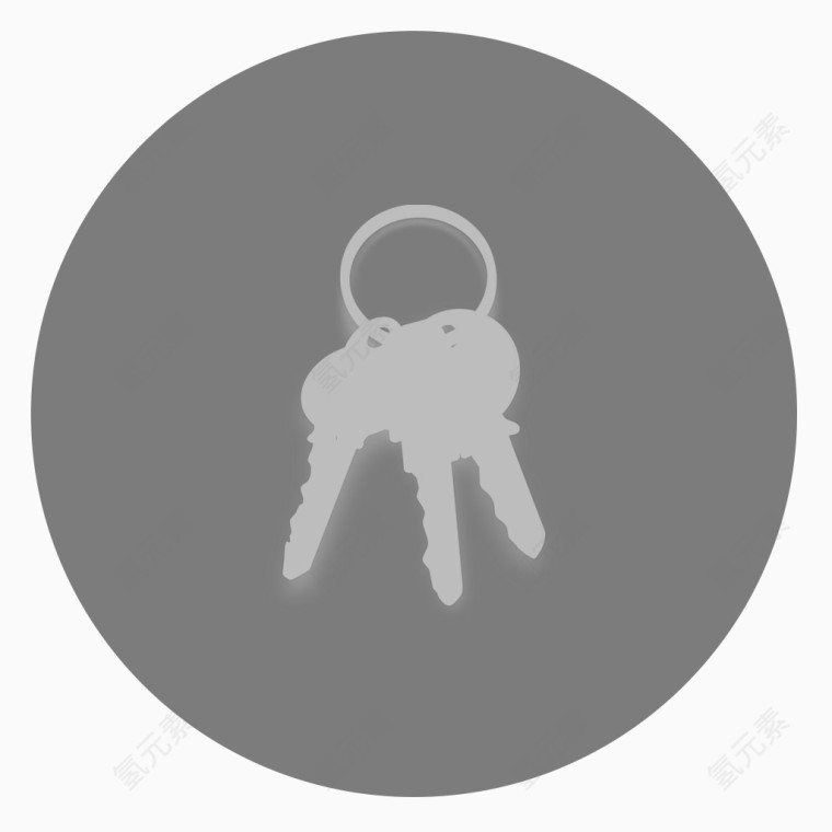 公用事业公司钥匙链访问图标
