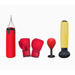 一套拳击工具