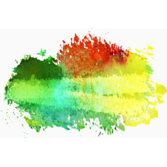 水彩墨迹效果元素