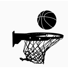 篮球运动手绘