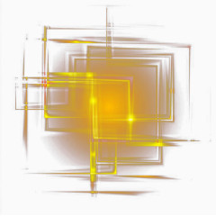 方形发光时尚背景 