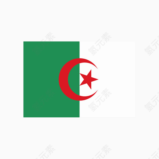 阿尔及利亚国旗