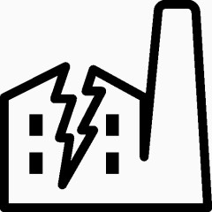 工业工厂故障图标