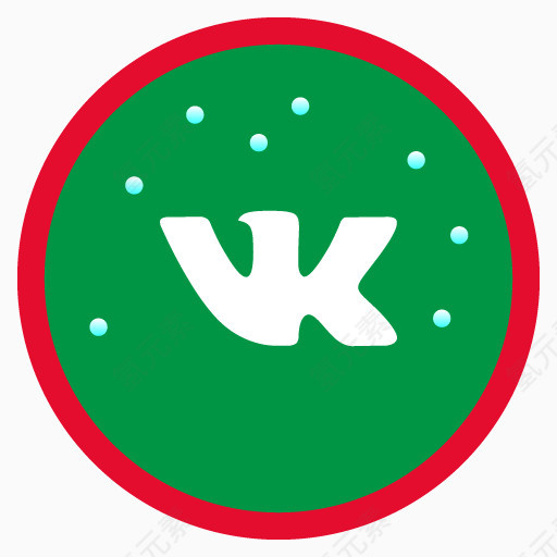 christmas-social-networking-icons