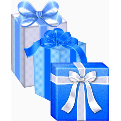蓝色礼品盒