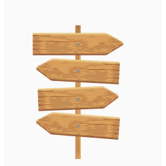 矢量箭头标牌