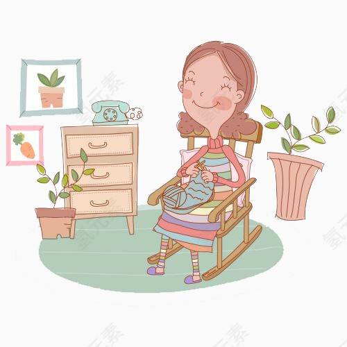 母婴插画