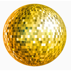 球体黄色迪厅矢量