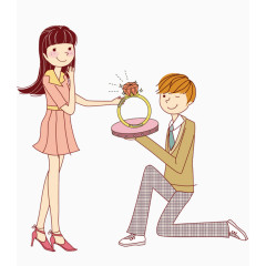 向女生求婚的男生