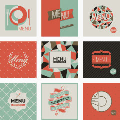 矢量菜单封面设计