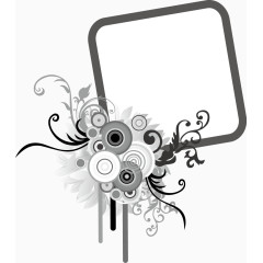 矢量可爱的框架