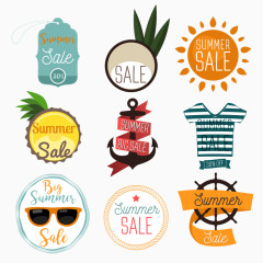 9款创意夏季促销标签
