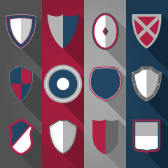 创意盾牌矢量素材