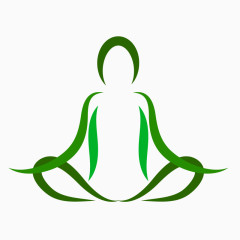 精美小人打坐logo