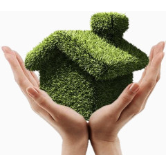 托举手中的小草屋