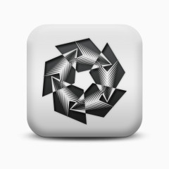 磨砂白广场图标符号形状微调SC符号形状图标