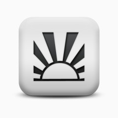 磨砂白广场图标自然奇迹日出SC自然奇观