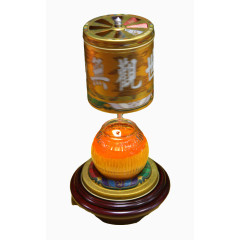 矢量迷你转经筒