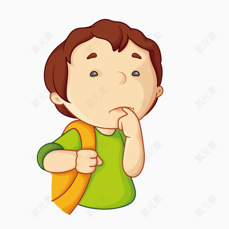 呆萌的小孩子