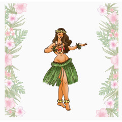 跳舞的土著女郎