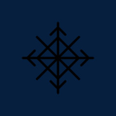 冬天雪花snowflake-icons