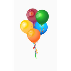 卡通漂浮热气球