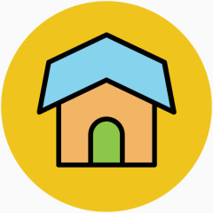 建筑剪影施工矢量图