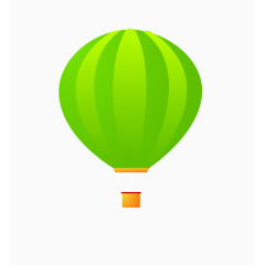 卡通漂浮热气球