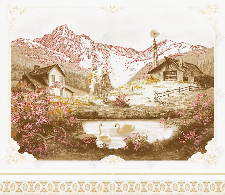 山野乡村美景