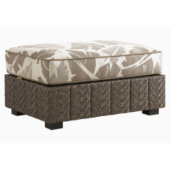 北欧户外家具编织布艺矮凳