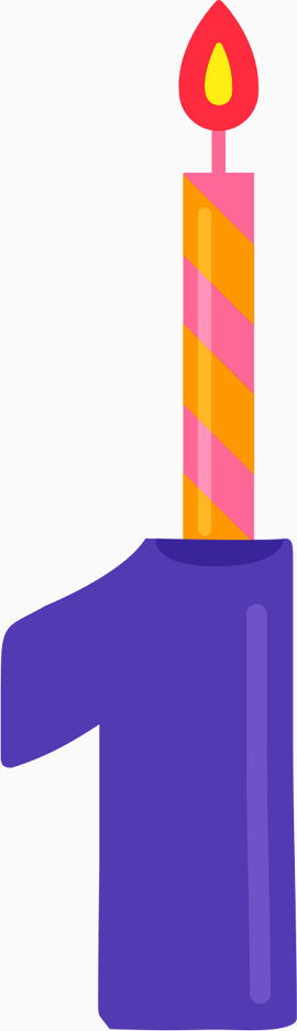 生日数字蜡烛