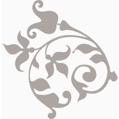 手绘古典花纹png