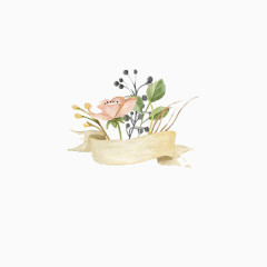 卡通手绘花装饰