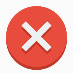 红色错误标志图标