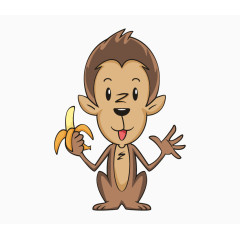 卡通猴子
