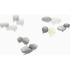 灰色几何形状对话框