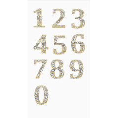 字体钻石钻石字体数字