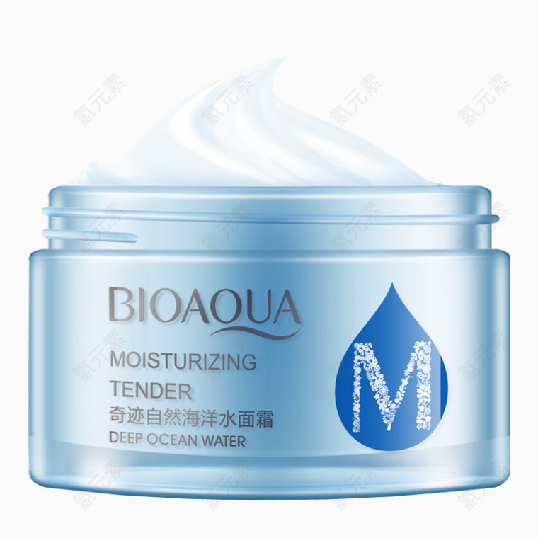 泊泉雅自然海洋水面霜产品实物